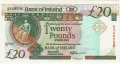 Bank Of Ireland 20 Pounds,  9. 5.1991